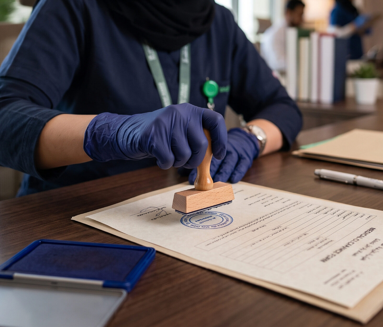 Reviewing the registration file of a medical product